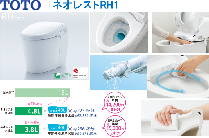 タンクレス・一体型トイレ | バロン設備